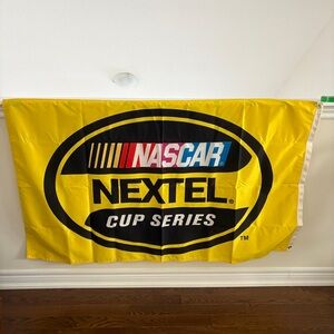 NASCAR Nextel yellow Cup Series flag with grommets 36” x 60”